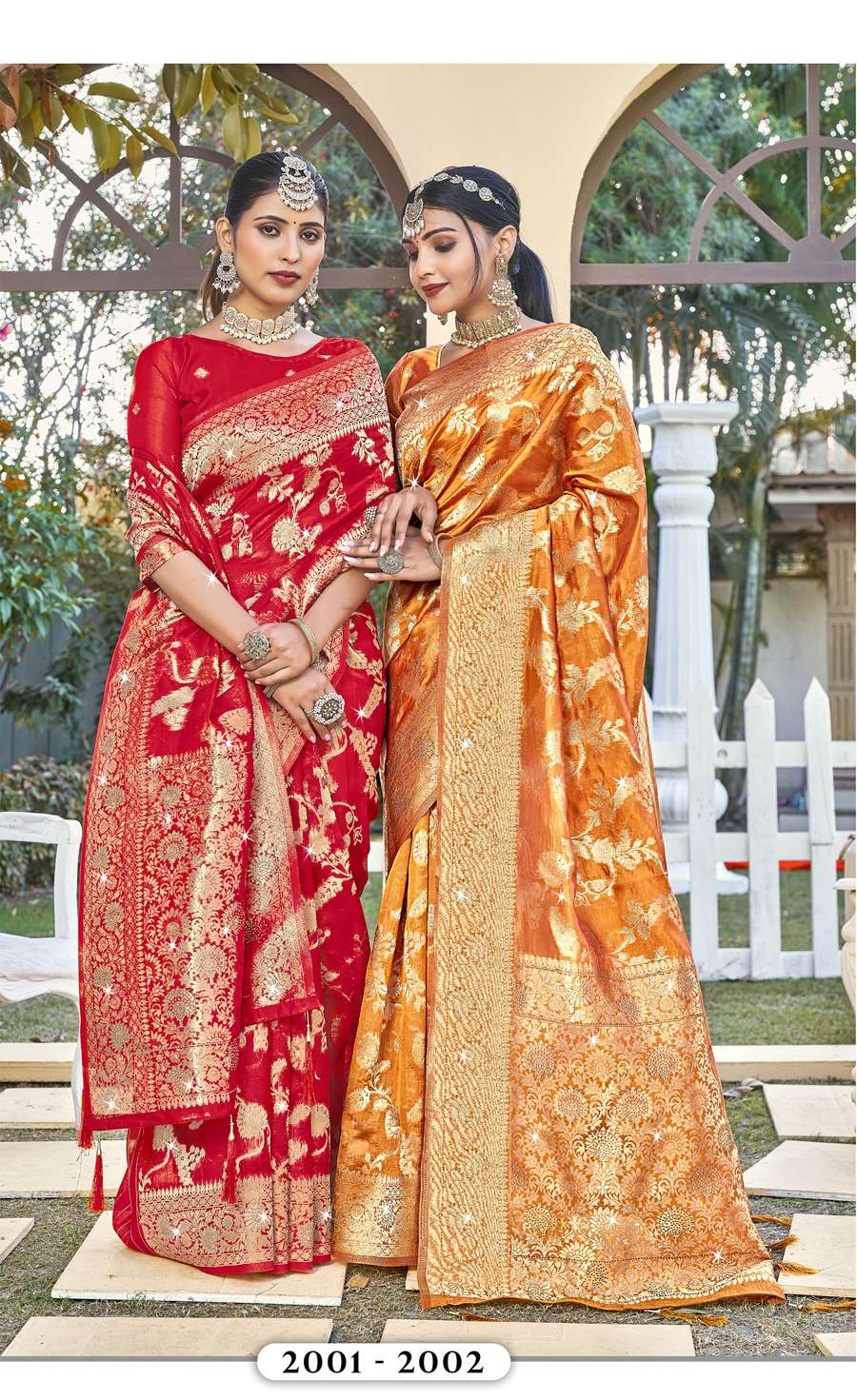 Saroj textile presents Chaaru Vol 2 Banarasi sarees catalogue
