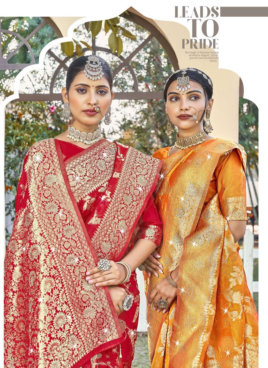 Saroj textile presents Chaaru Vol 2 Banarasi sarees catalogue