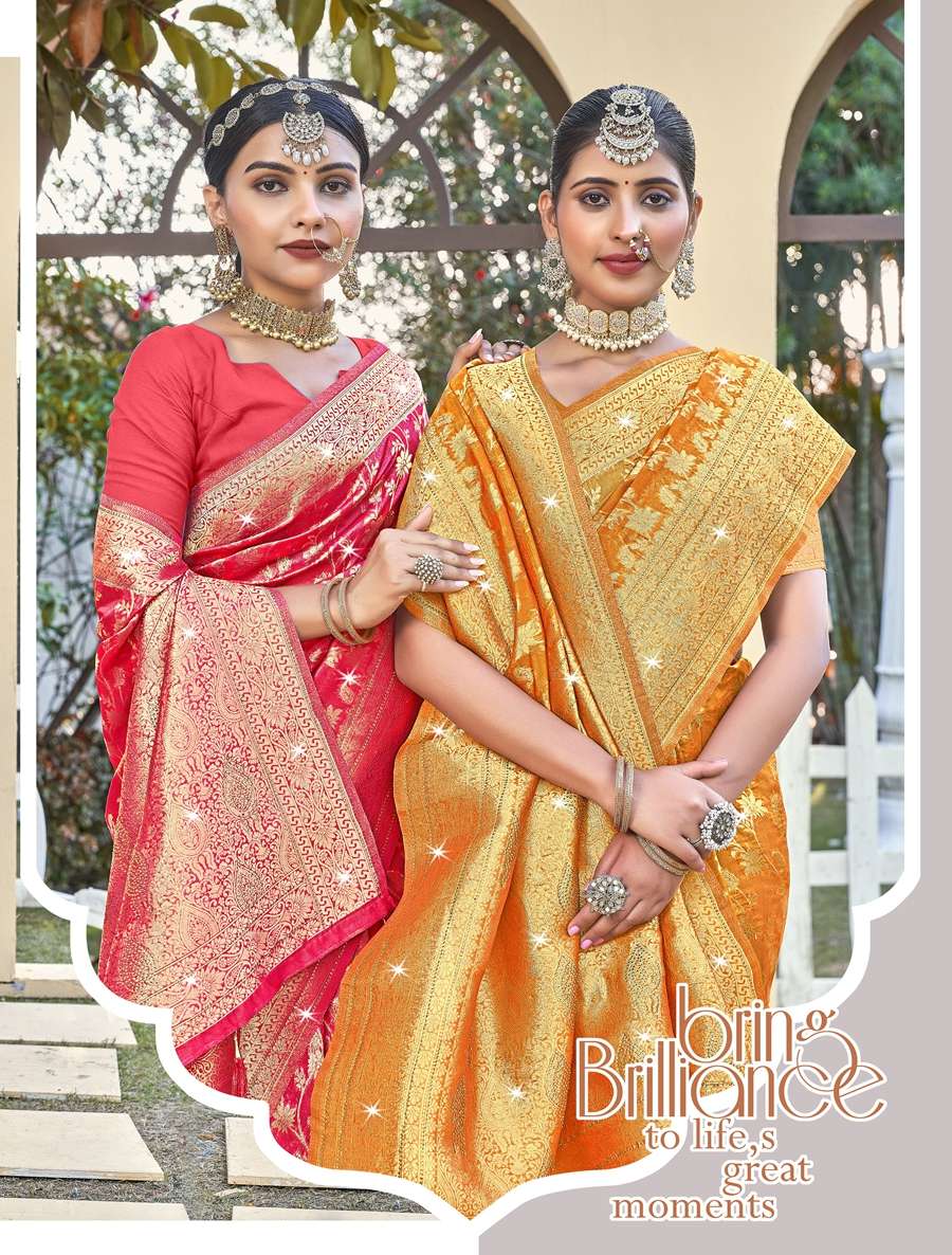 Saroj textile presents Chaaru Vol 3 Banarasi sarees catalogue