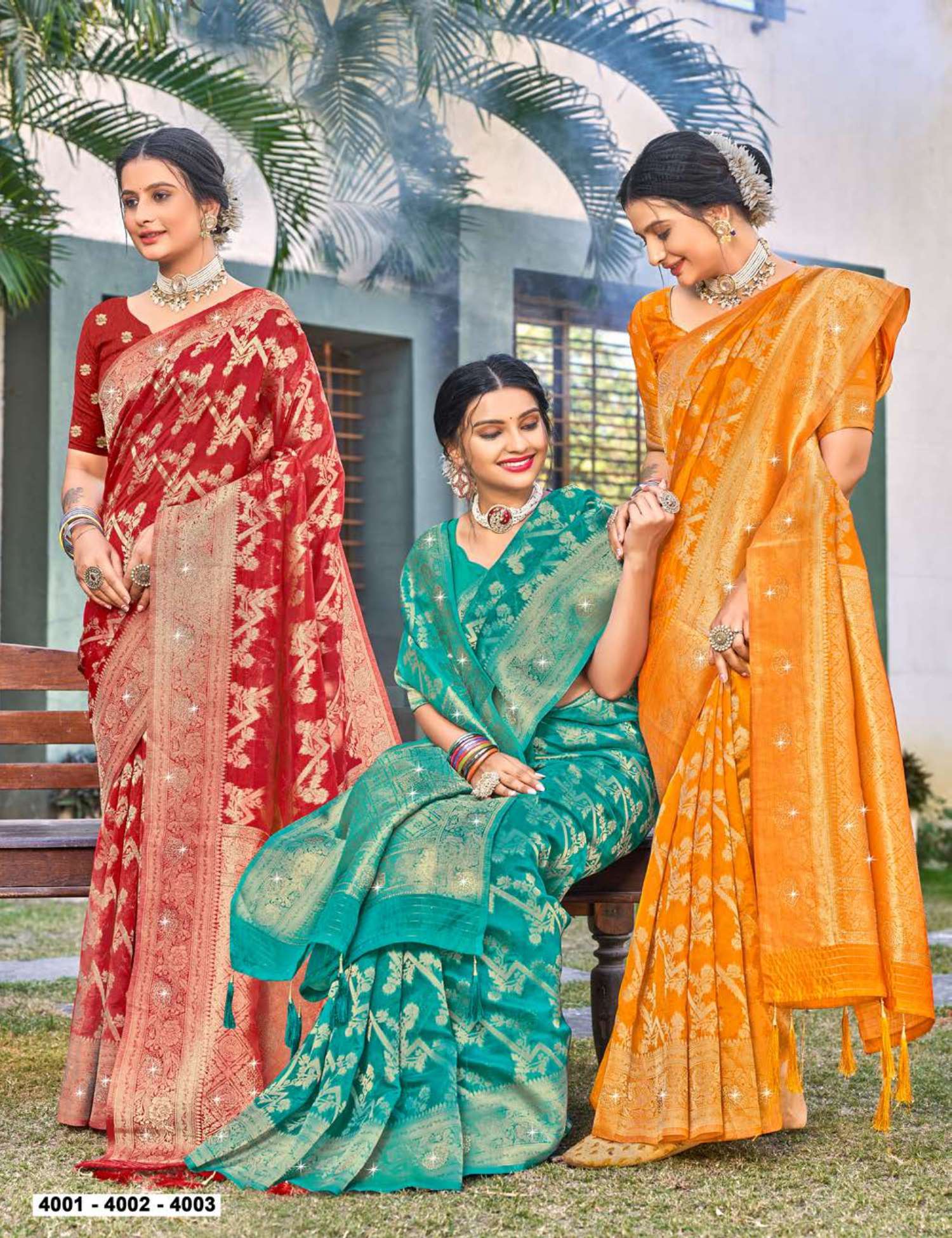Saroj textile presents Chaaru Vol 4 Banarasi sarees catalogue