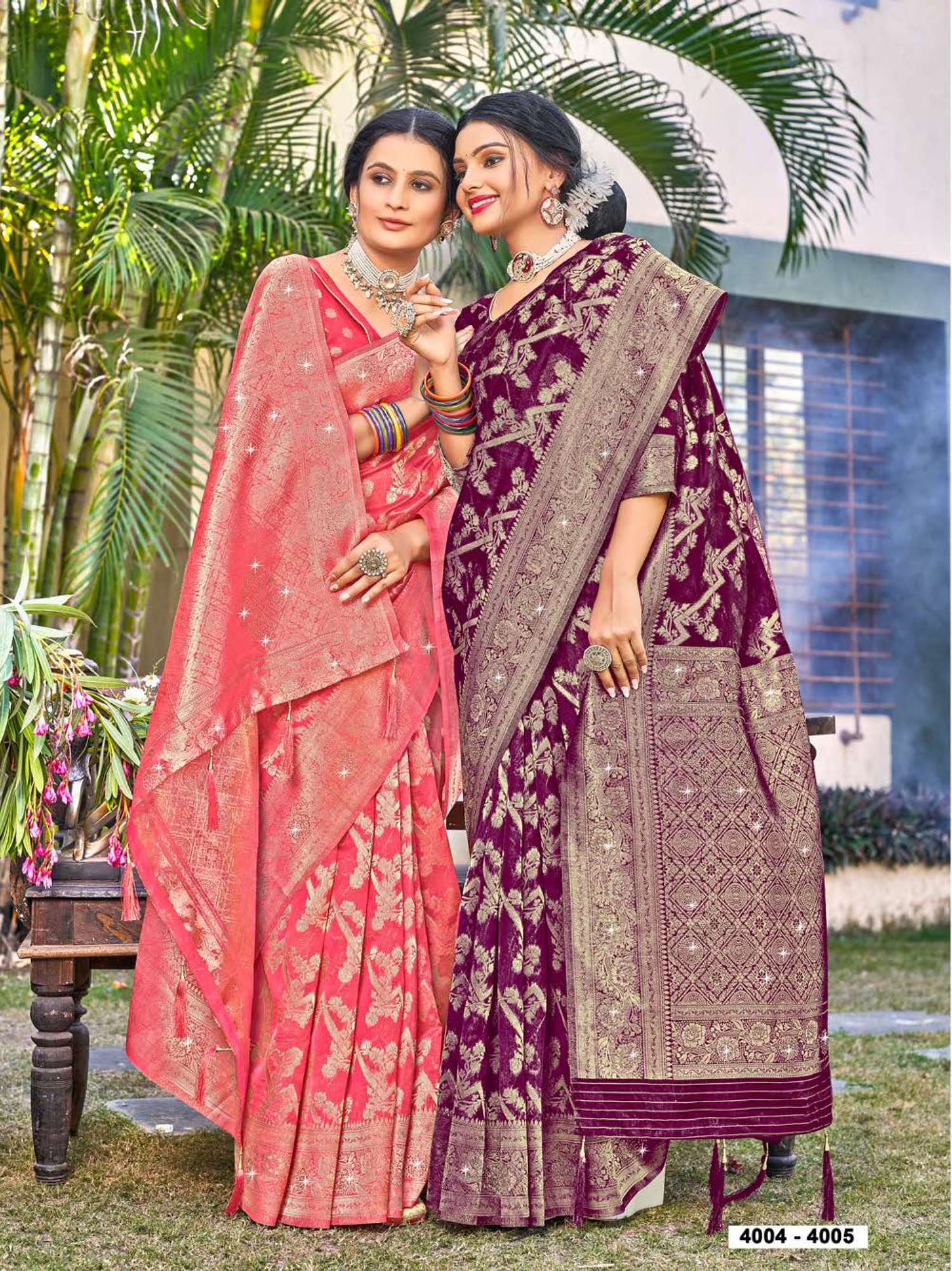 Saroj textile presents Chaaru Vol 4 Banarasi sarees catalogue