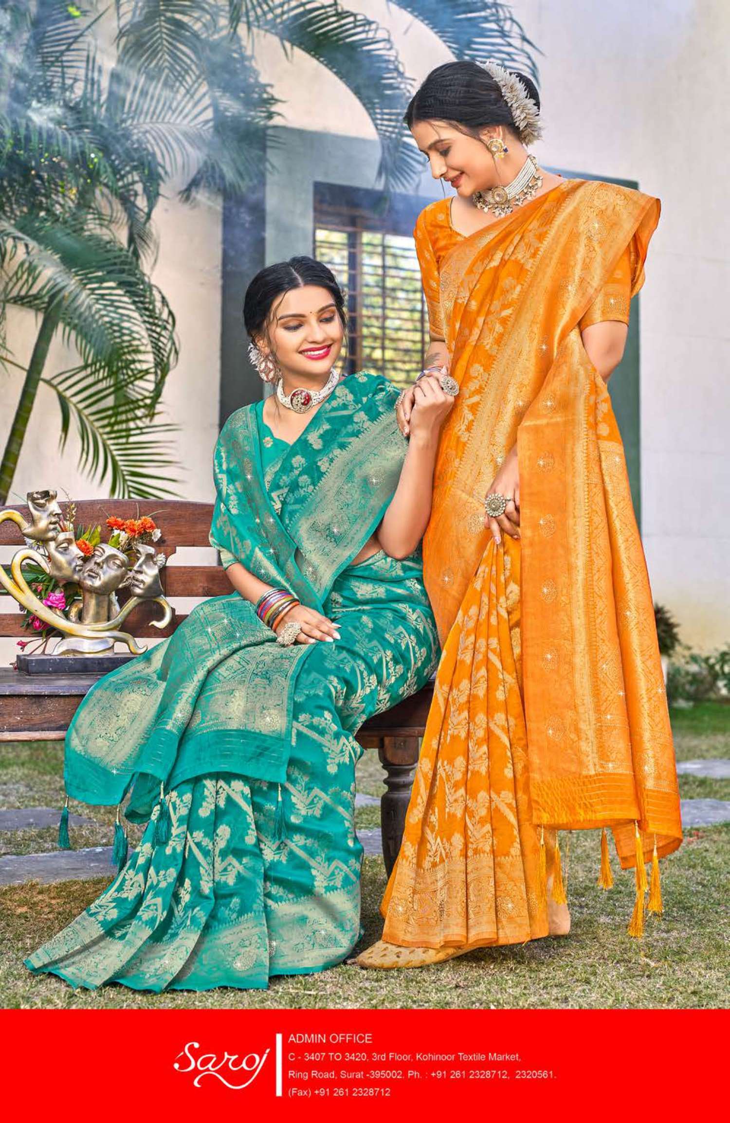 Saroj textile presents Chaaru Vol 4 Banarasi sarees catalogue