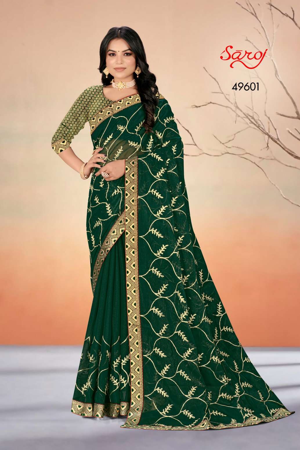 Saroj textile presents Jihaana casual sarees catalogue