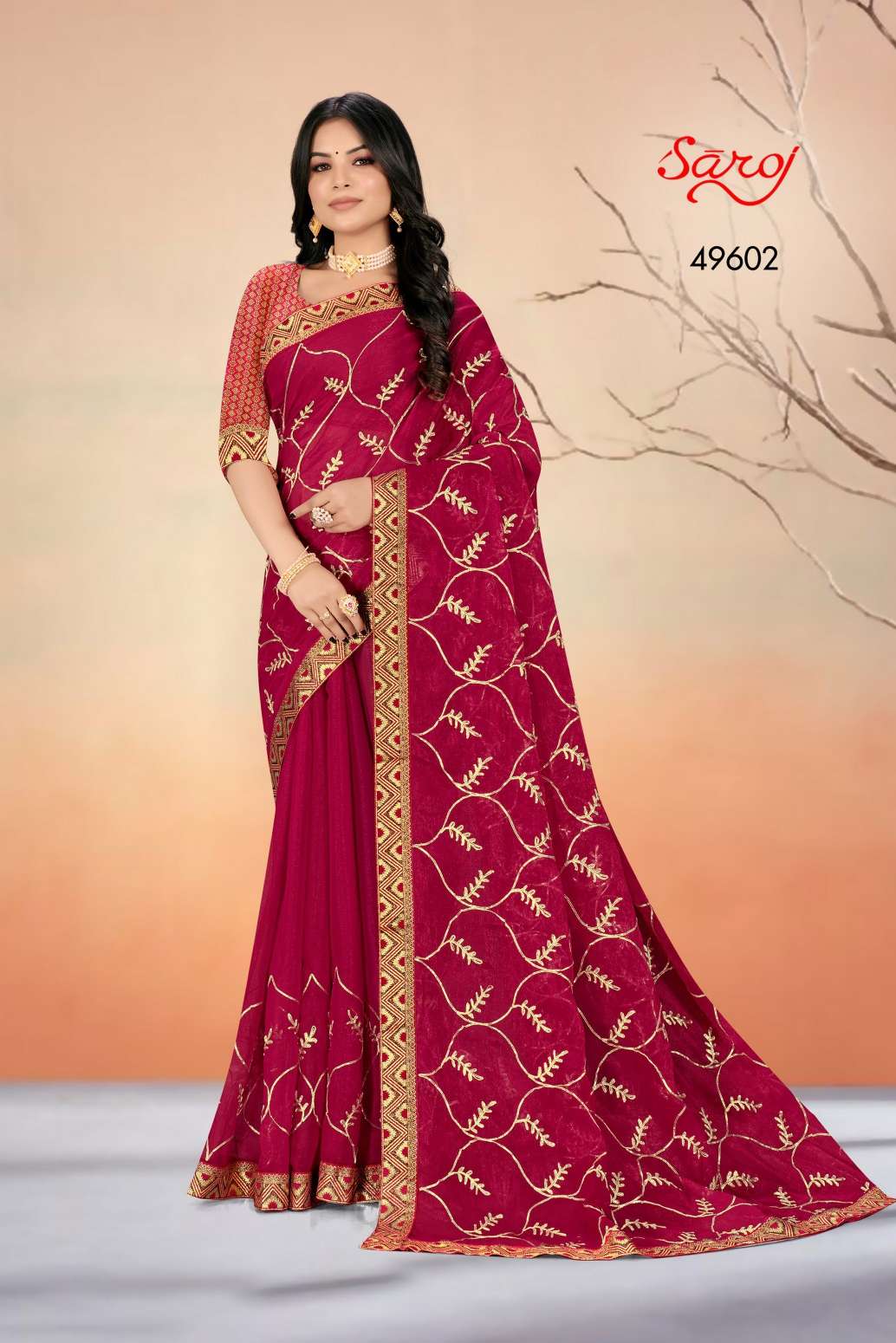 Saroj textile presents Jihaana casual sarees catalogue