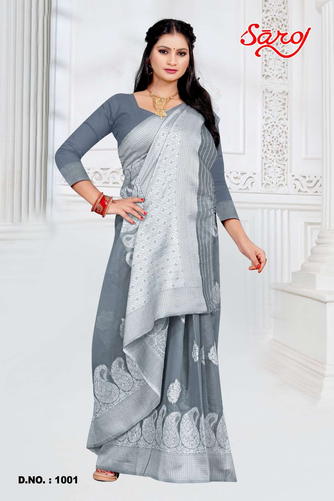 Saroj textile presents Madhuvanti vol-1 Cotton Designer sarees catalogue