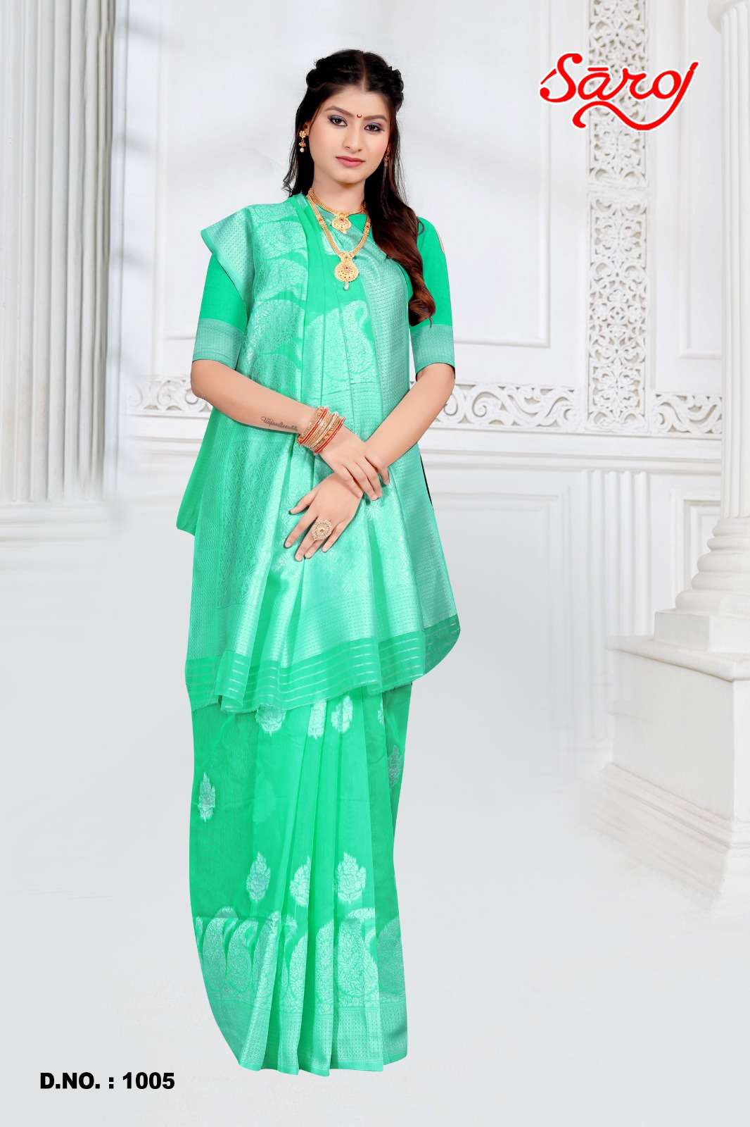 Saroj textile presents Madhuvanti vol-1 Cotton Designer sarees catalogue