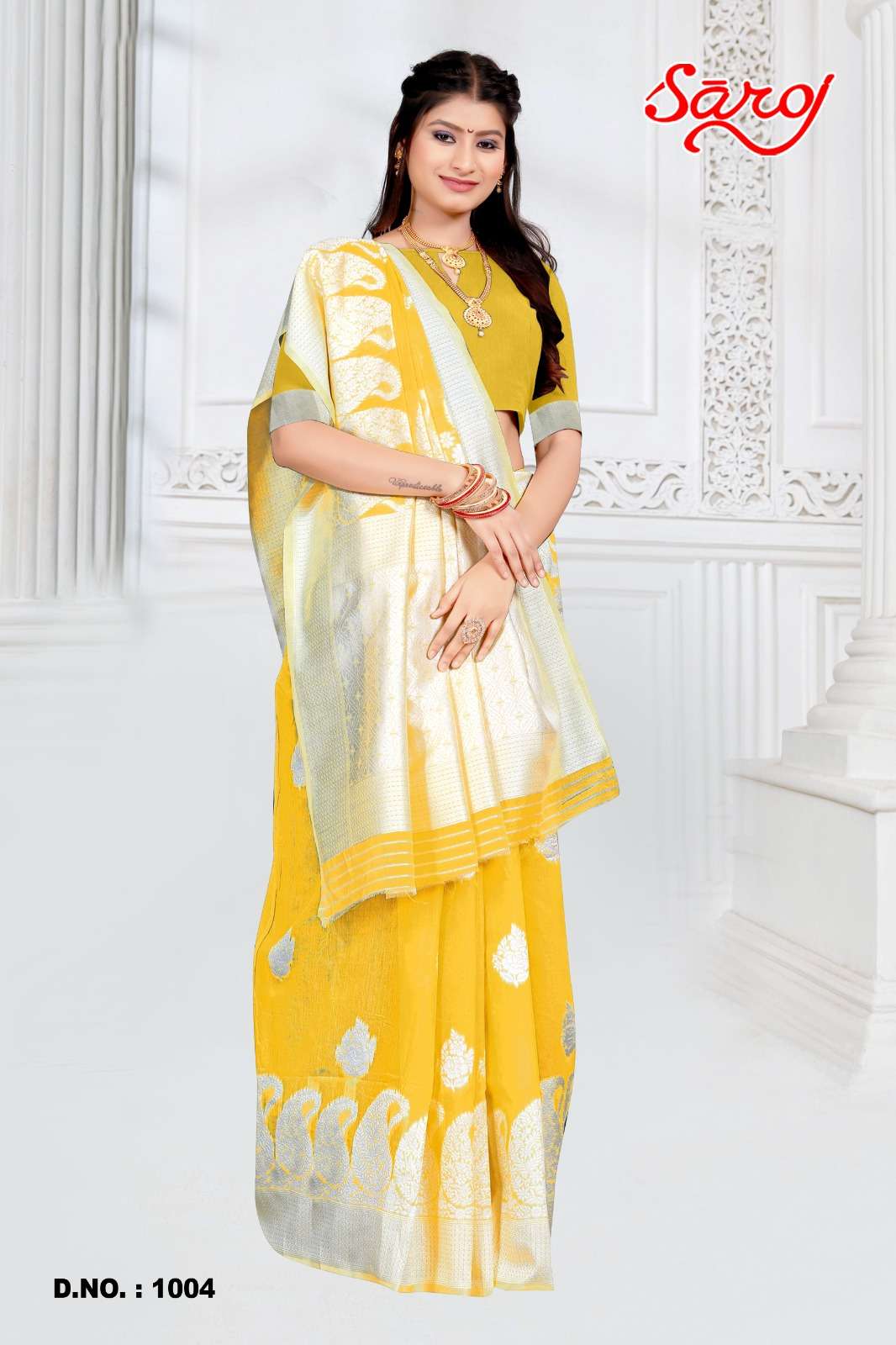 Saroj textile presents Madhuvanti vol-1 Cotton Designer sarees catalogue