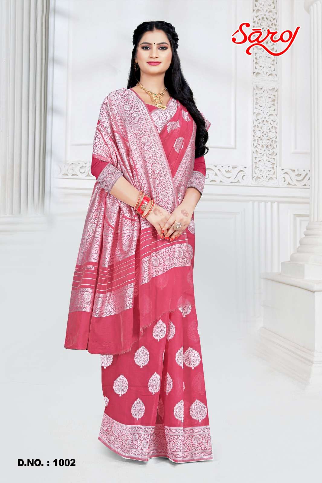 Saroj textile presents Madhuvanti vol-2 Cotton Designer sarees catalogue