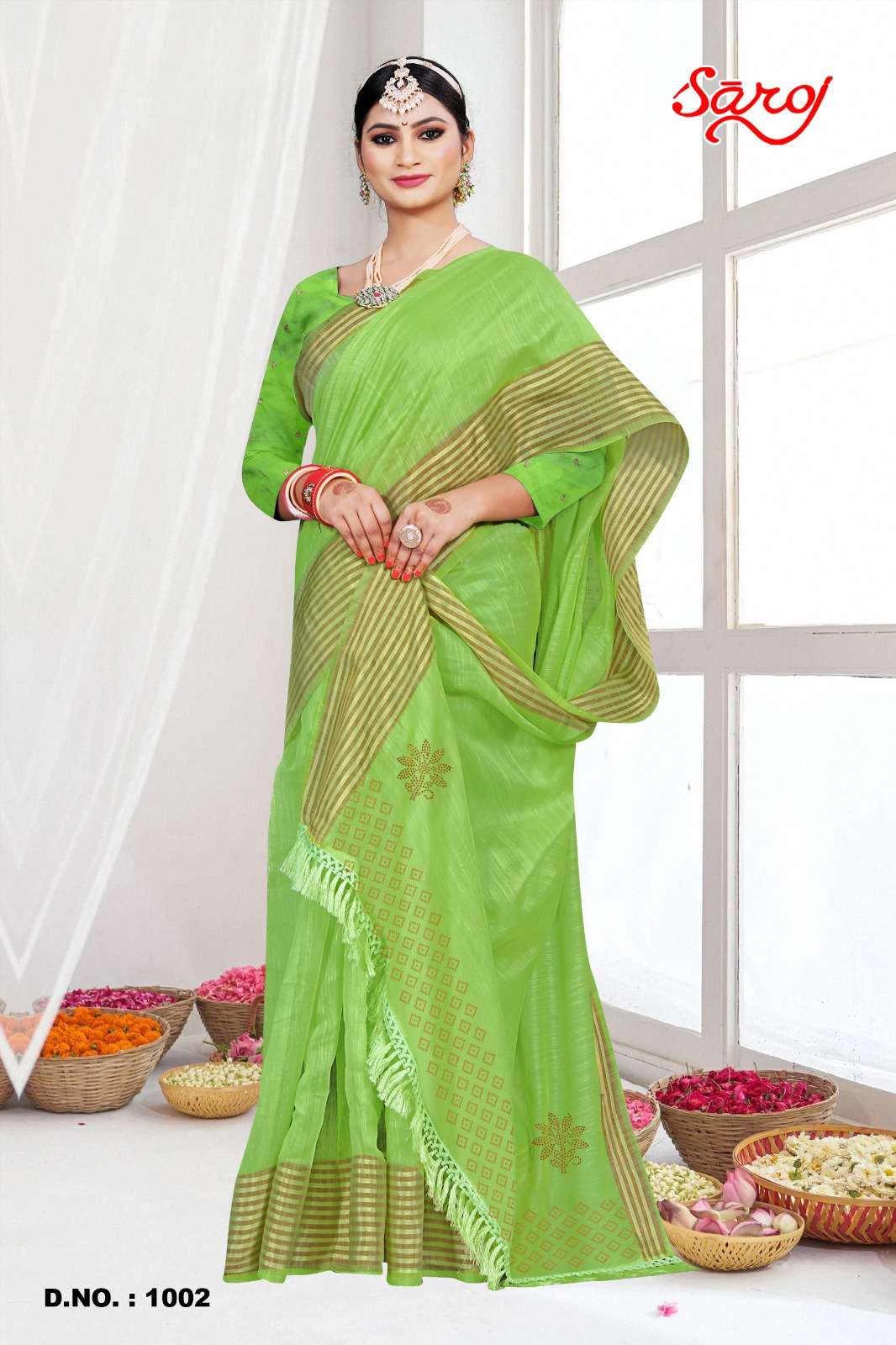 Saroj textile presents Mahotsav vol-2 cotton sarees catalogue