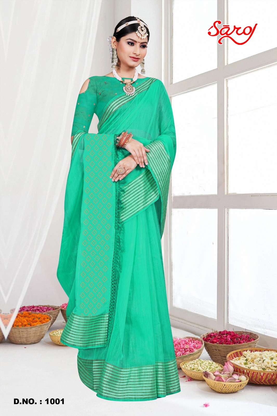 Saroj textile presents Mahotsav vol-2 cotton sarees catalogue