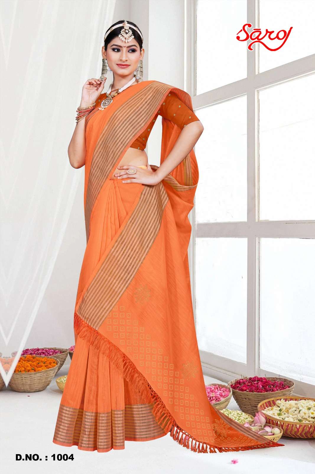 Saroj textile presents Mahotsav vol-2 cotton sarees catalogue
