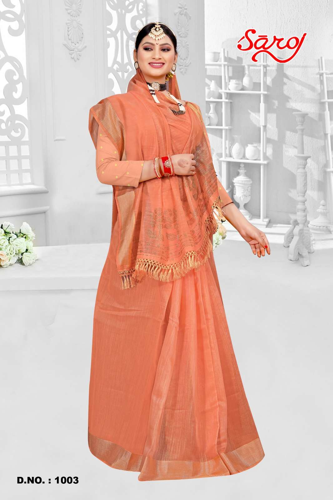 Saroj textile presents Mahotsav vol-3 cotton sarees catalogue