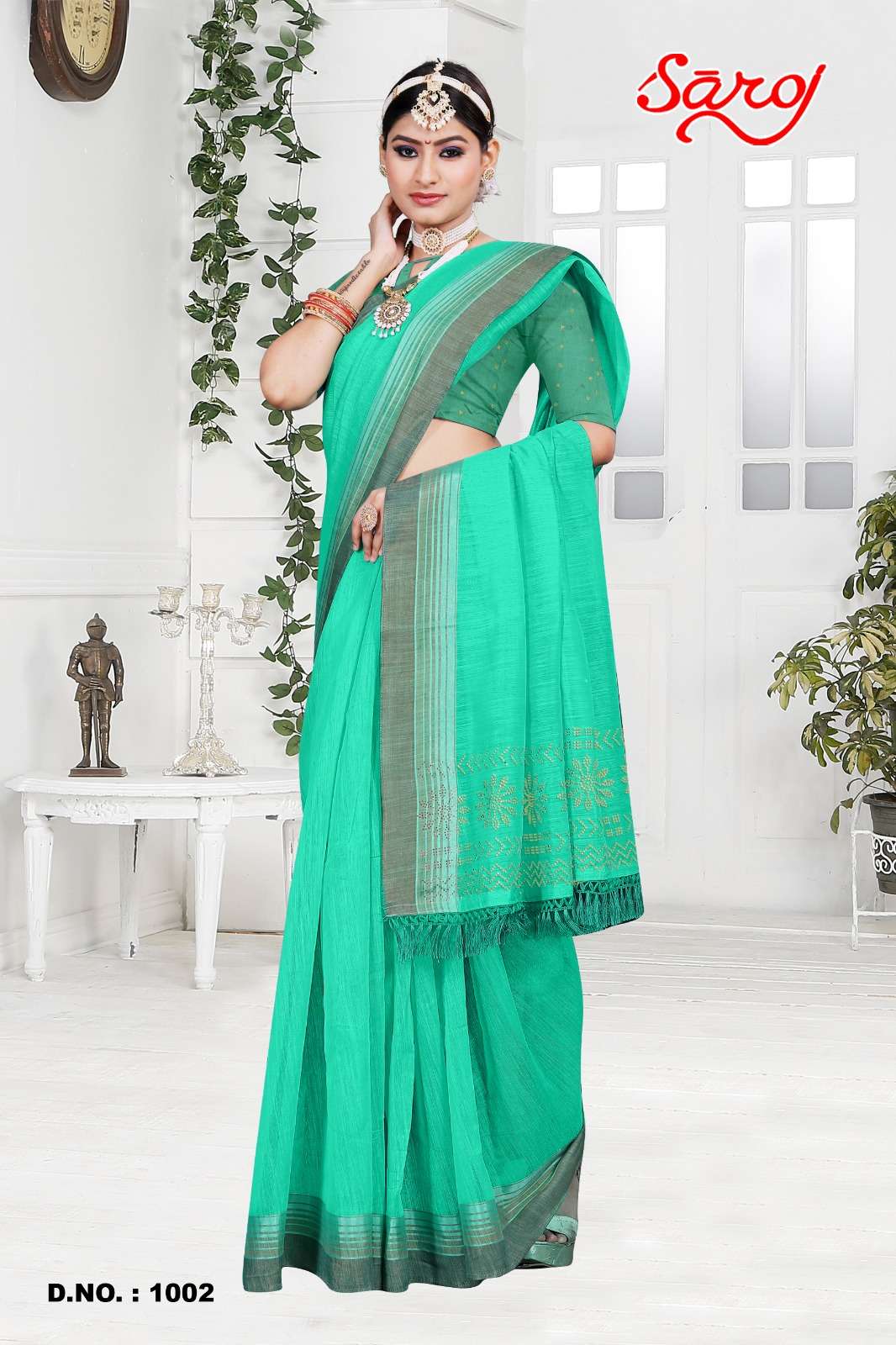 Saroj textile presents Mahotsav vol-4 cotton sarees catalogue