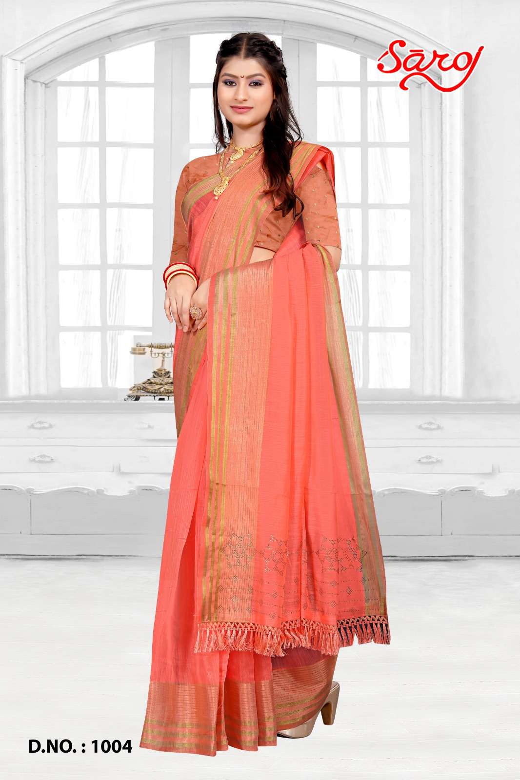 Saroj textile presents Mahotsav vol-6 cotton sarees catalogue