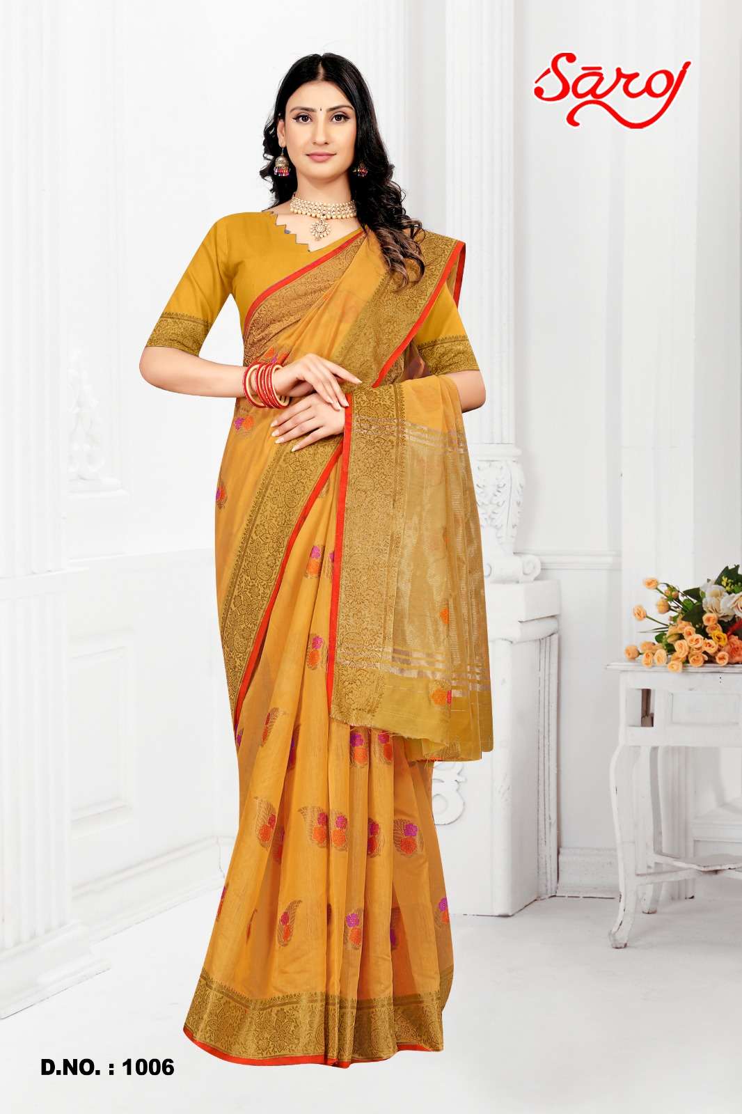 Saroj textile presents Shandaar vol-2 Cotton Designer sarees catalogue