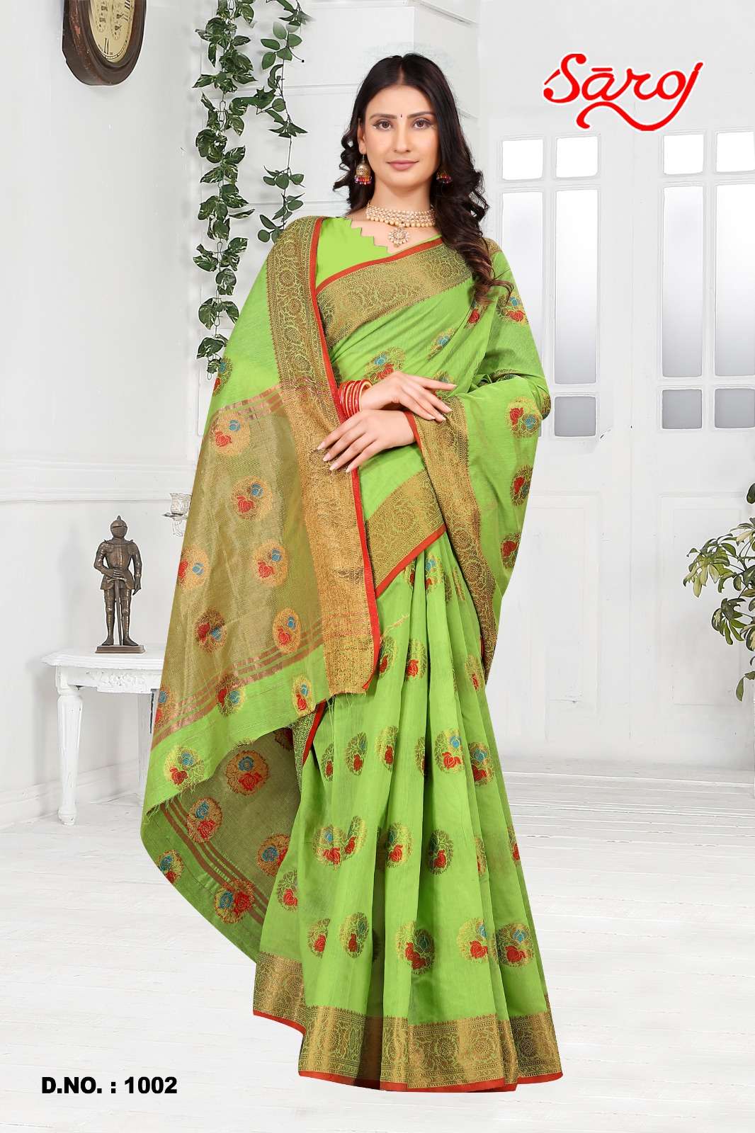 Saroj textile presents Shandaar vol-3 Cotton Designer sarees catalogue