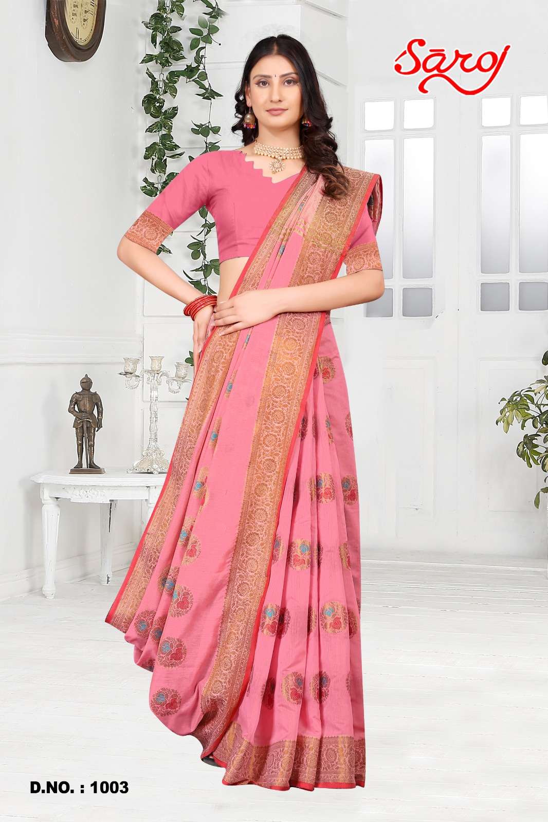 Saroj textile presents Shandaar vol-3 Cotton Designer sarees catalogue