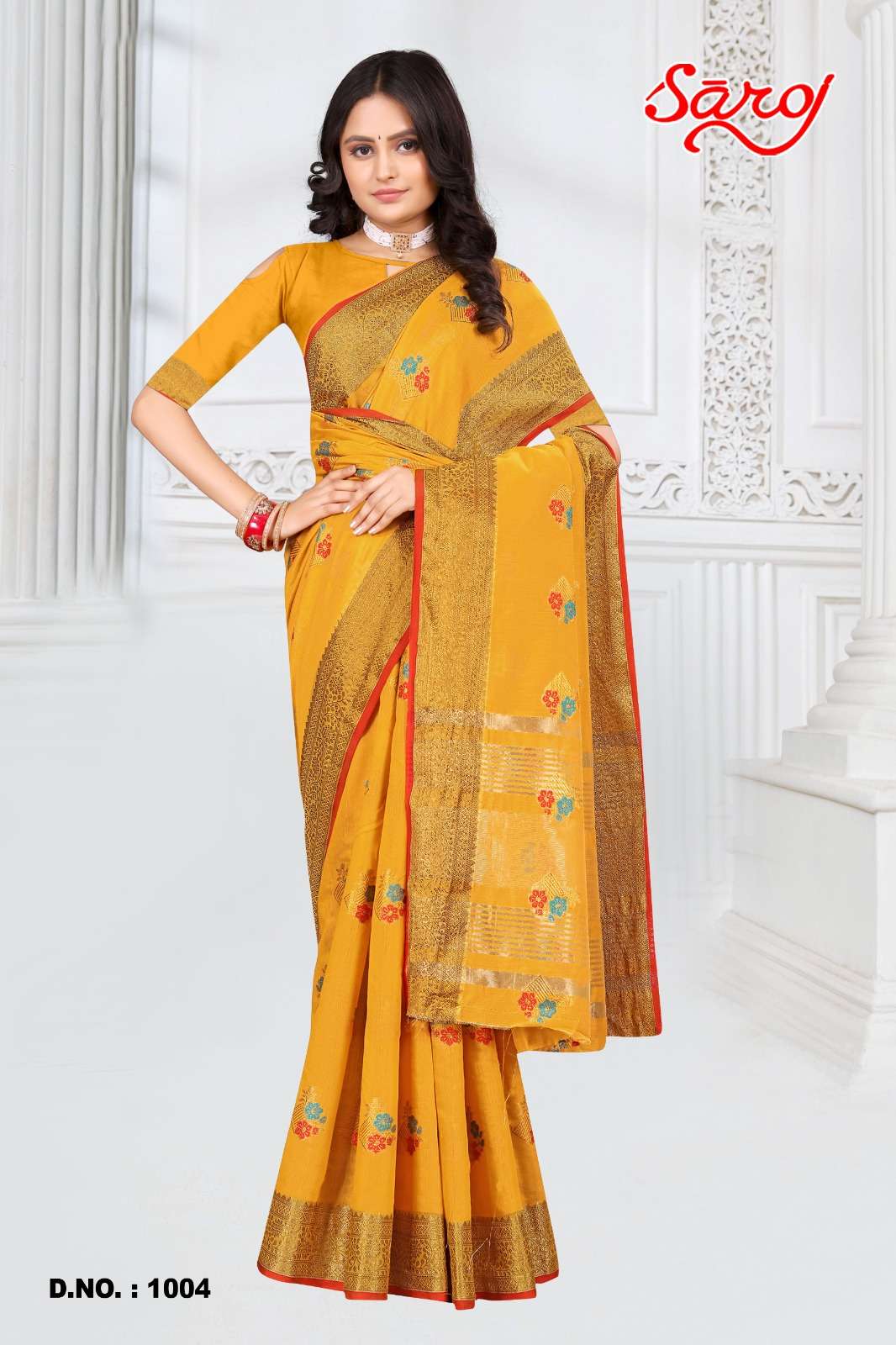 Saroj textile presents Shandaar vol-4 Cotton Designer sarees catalogue