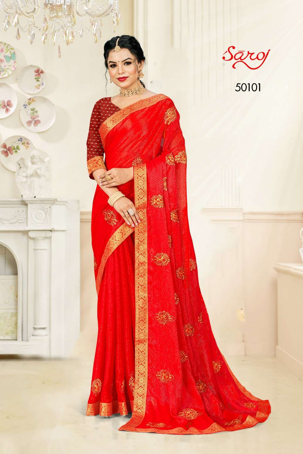 Saroj textile presents Shraddha vol-5 casual sarees catalogue