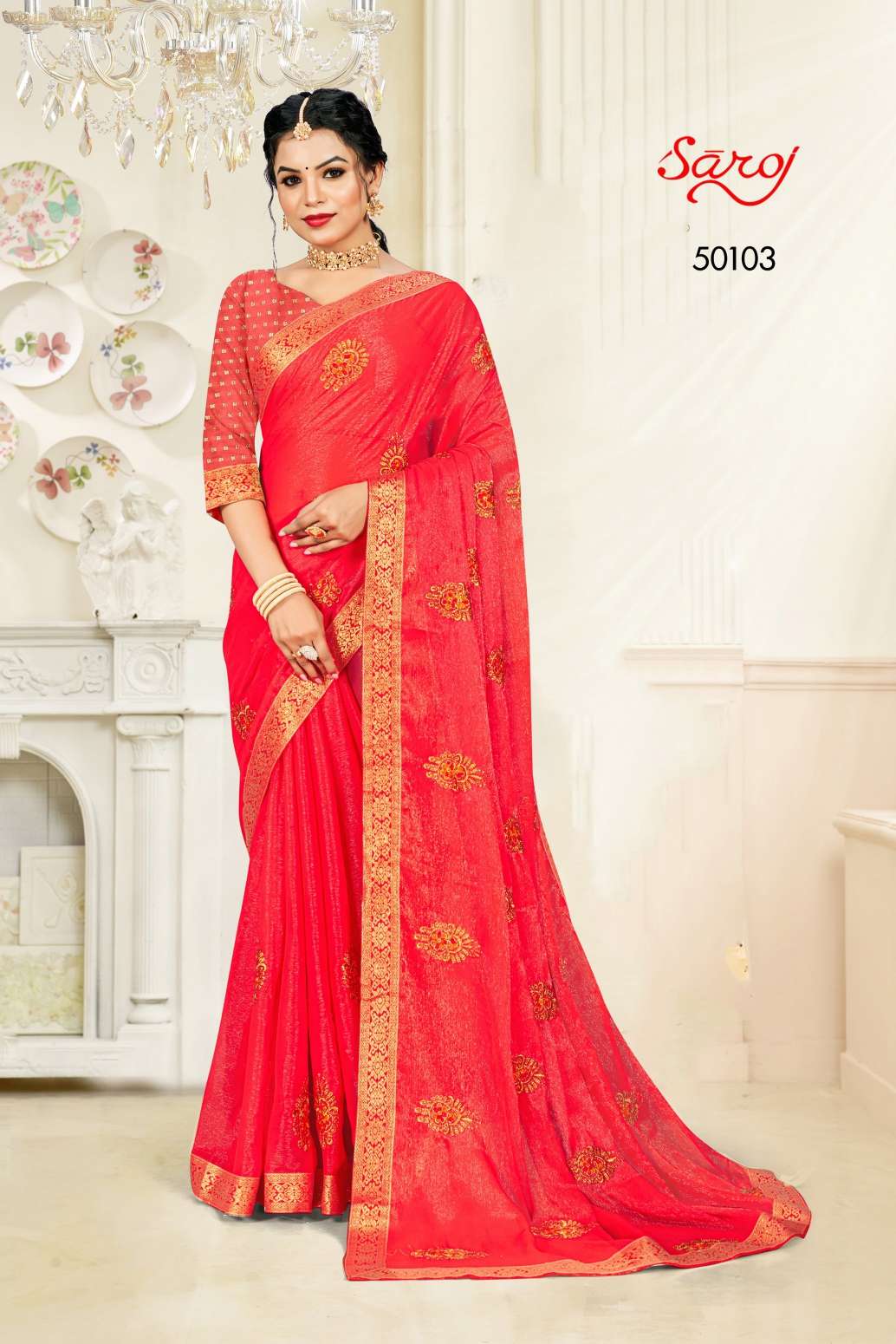 Saroj textile presents Shraddha vol-5 casual sarees catalogue