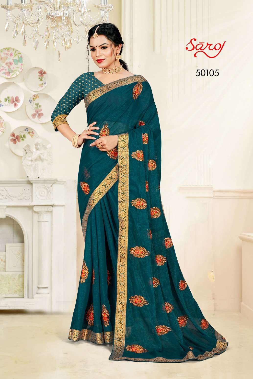 Saroj textile presents Shraddha vol-5 casual sarees catalogue