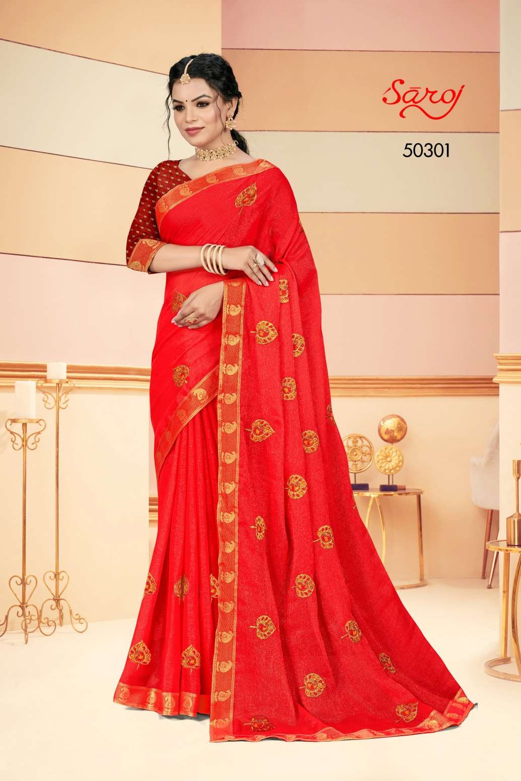 Saroj textile presents Shraddha vol-7 casual sarees catalogue