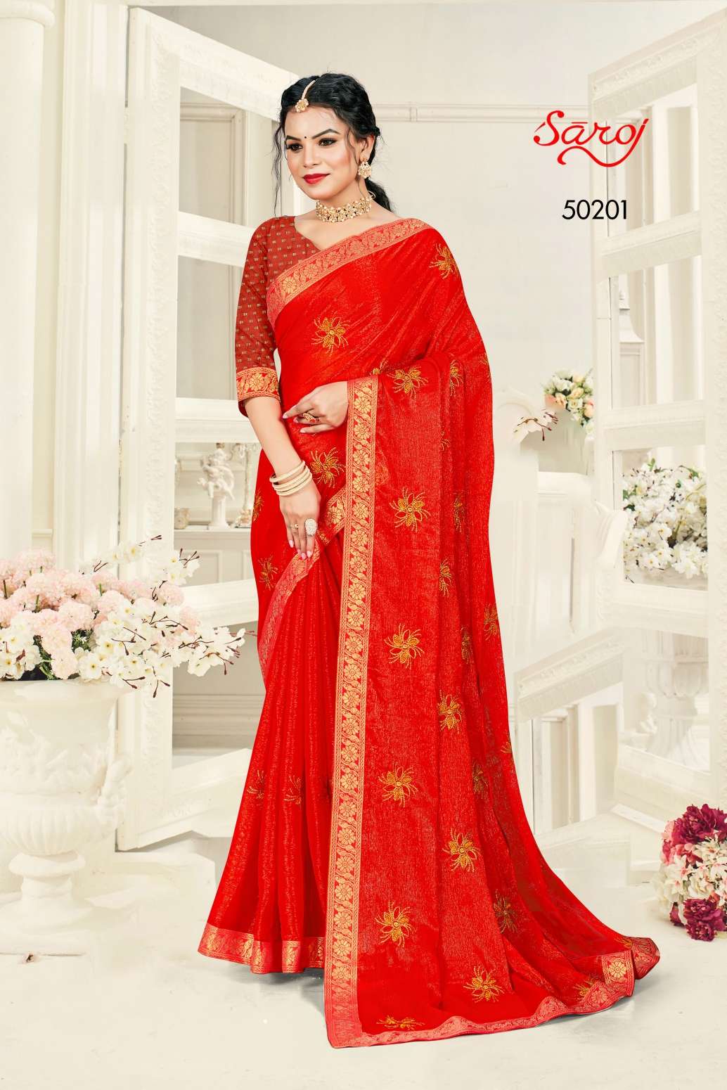 Saroj textile presents Shraddha vol-8 casual sarees catalogue