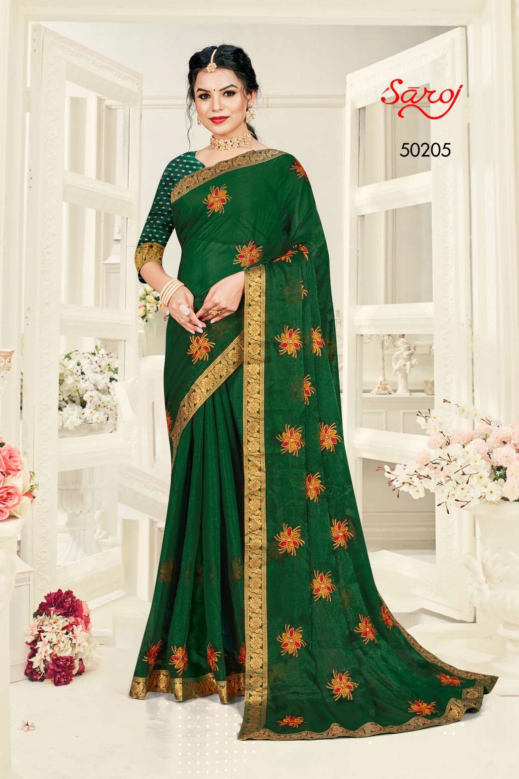 Saroj textile presents Shraddha vol-8 casual sarees catalogue