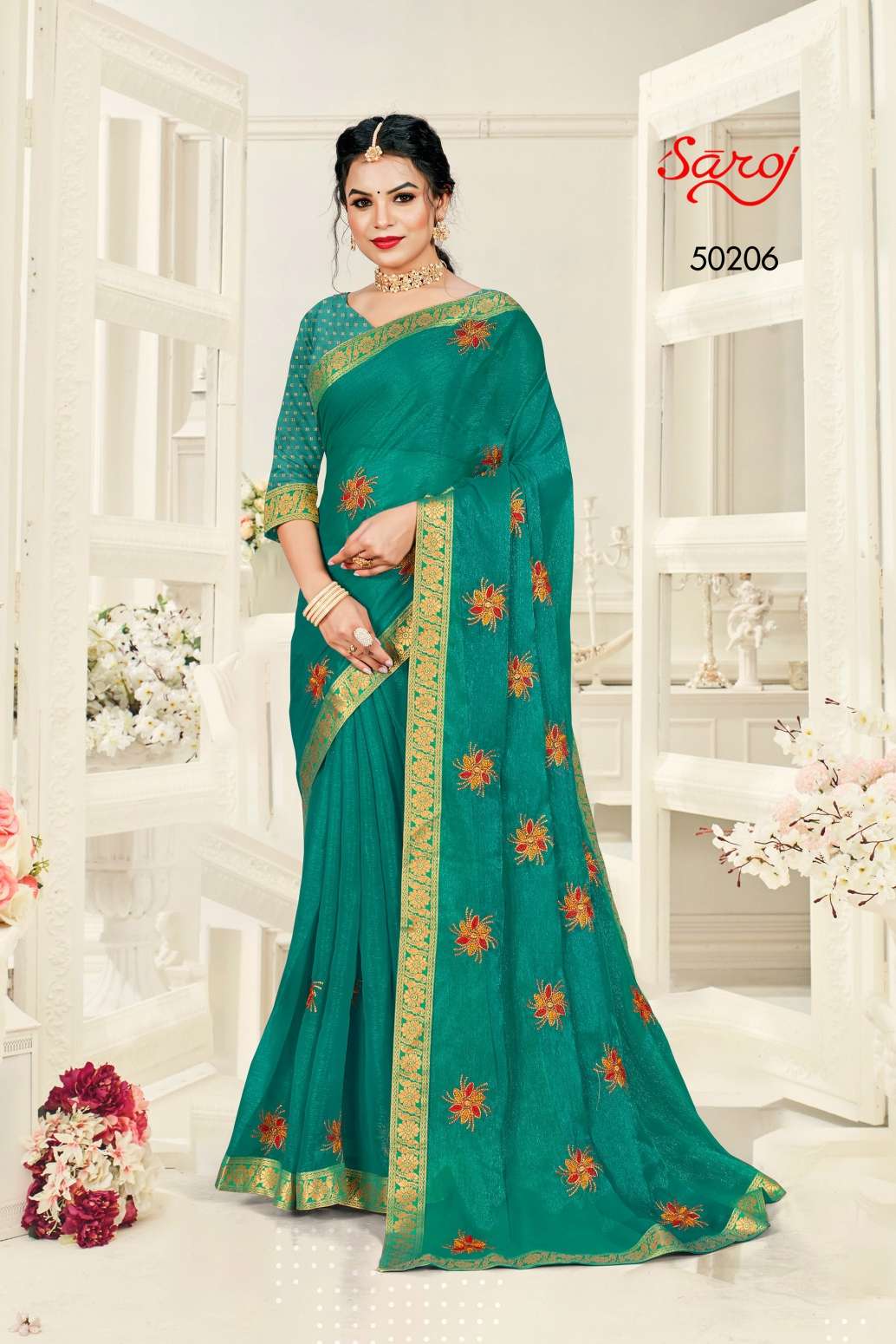 Saroj textile presents Shraddha vol-8 casual sarees catalogue