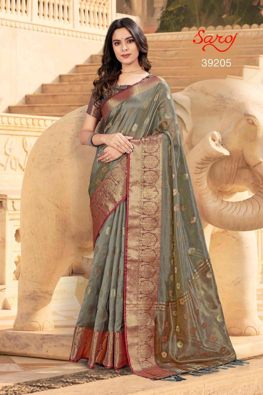 Saroj textile presents Vastukala vol 1 Banarasi sarees catalogue