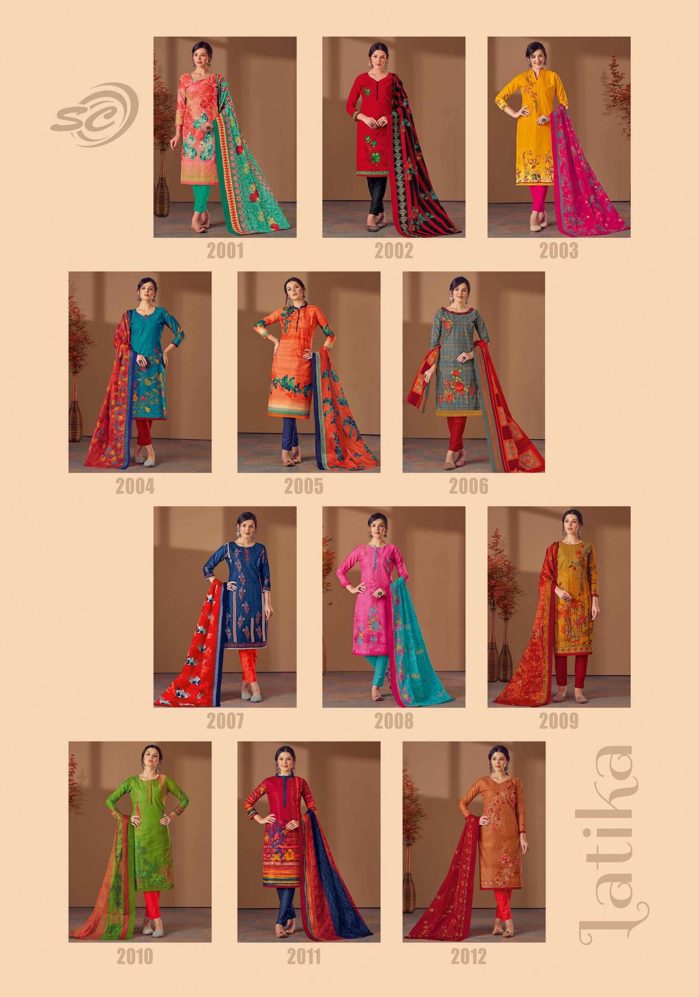 Sc Latika Vol-2 – Dress Material Wholesale catalog