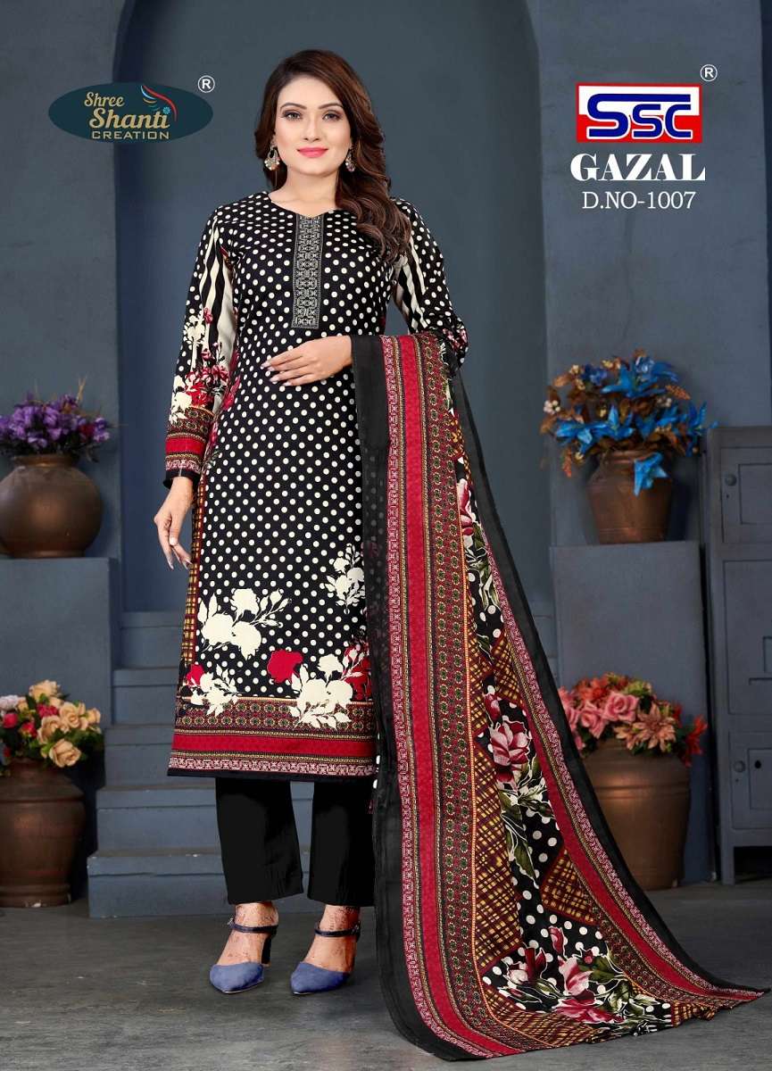 SSC Gazal Vol-1 – Dress Material Wholesale catalog