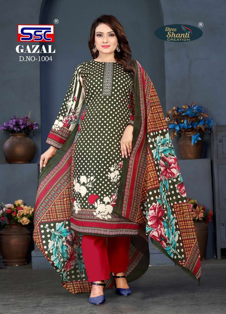 SSC Gazal Vol-1 – Dress Material Wholesale catalog
