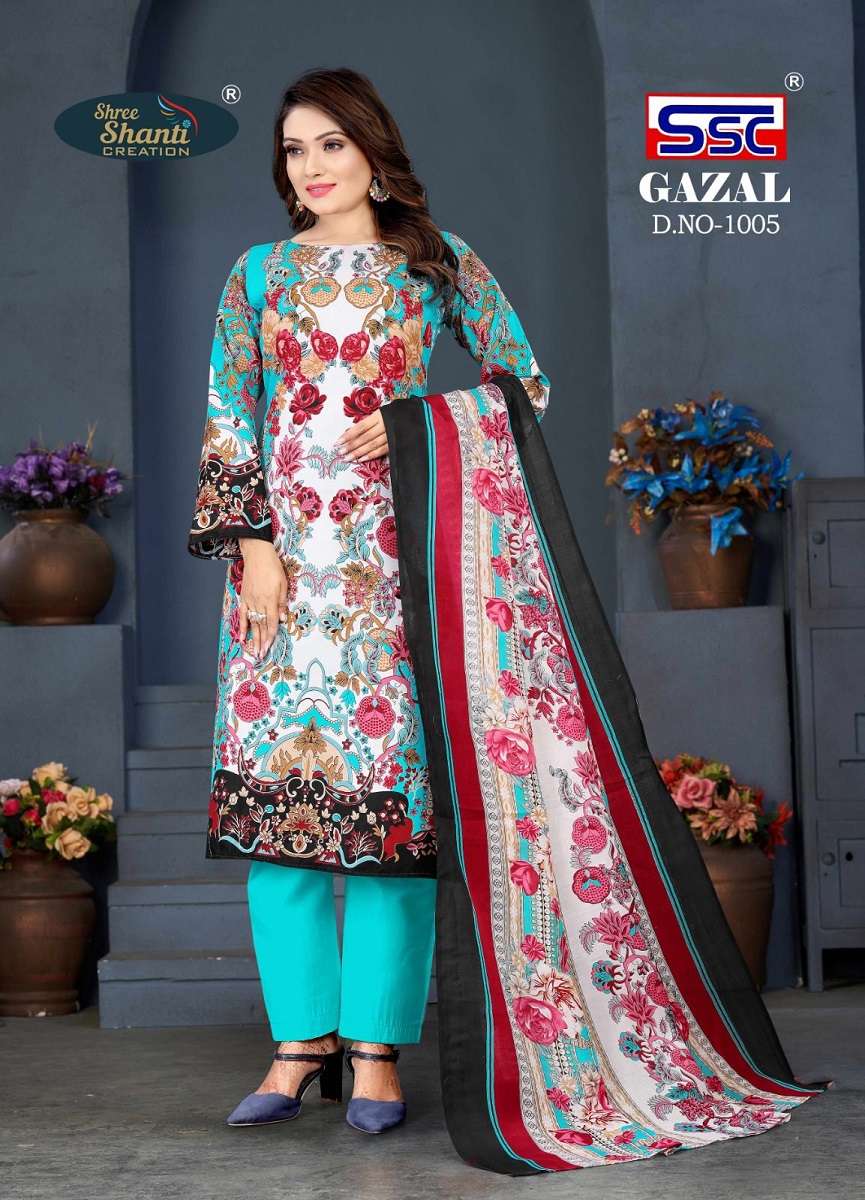 SSC Gazal Vol-1 – Dress Material Wholesale catalog