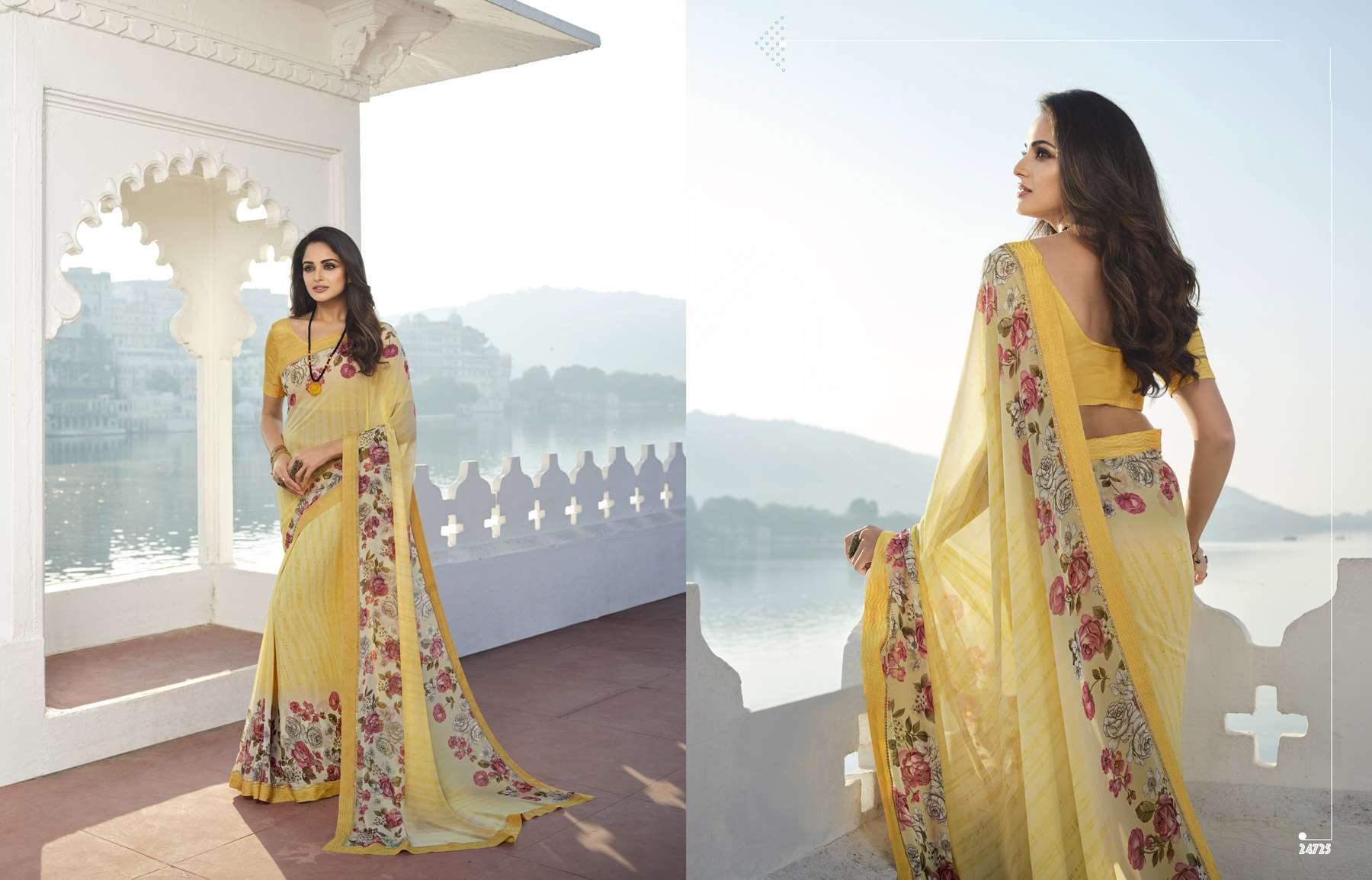 Starwalk Vol 70 Fancy Printed Georgette Saree Wholesale catalog