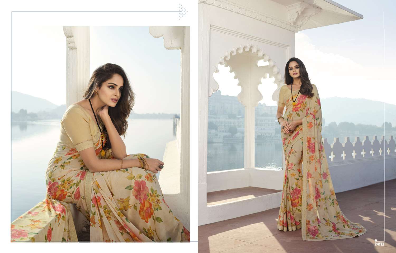 Starwalk Vol 70 Fancy Printed Georgette Saree Wholesale catalog