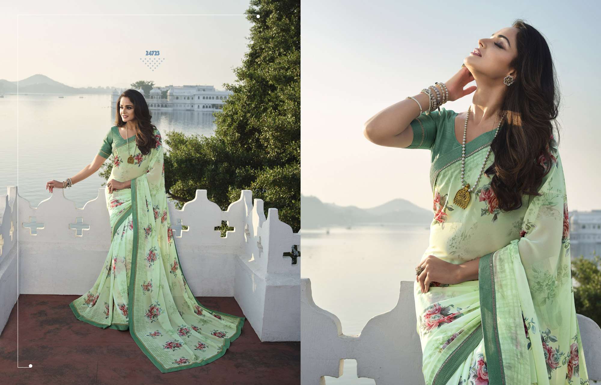 Starwalk Vol 70 Fancy Printed Georgette Saree Wholesale catalog