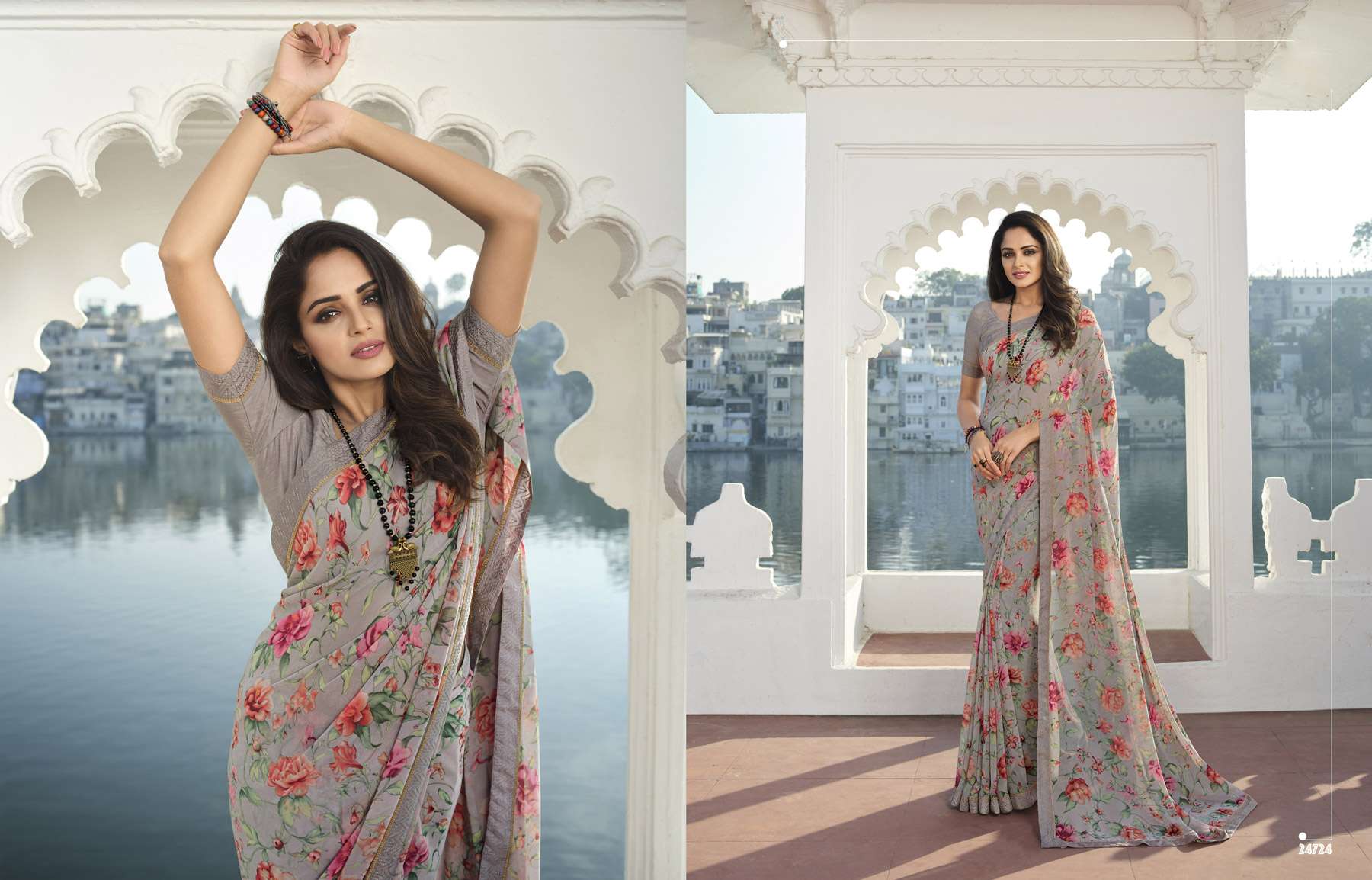 Starwalk Vol 70 Fancy Printed Georgette Saree Wholesale catalog