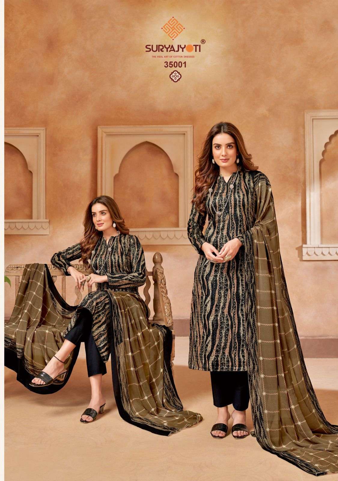 Sujyajyoti Naishaa Vol-35 – Dress Material Wholesale catalog