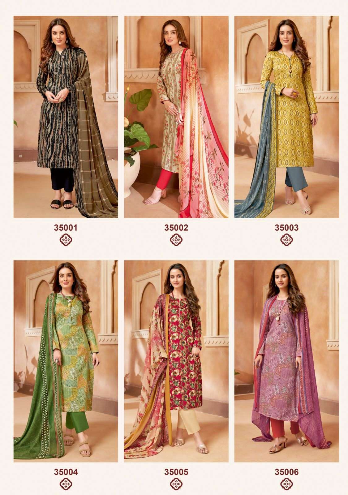 Sujyajyoti Naishaa Vol-35 – Dress Material Wholesale catalog
