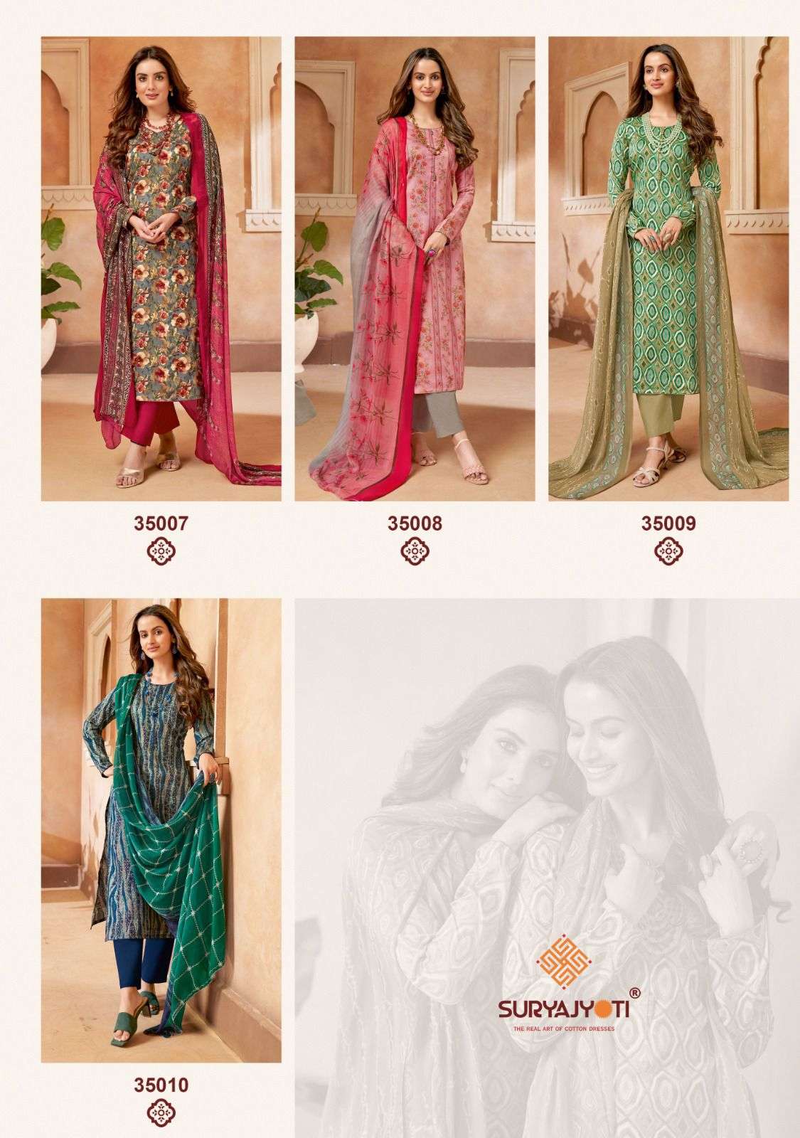 Sujyajyoti Naishaa Vol-35 – Dress Material Wholesale catalog