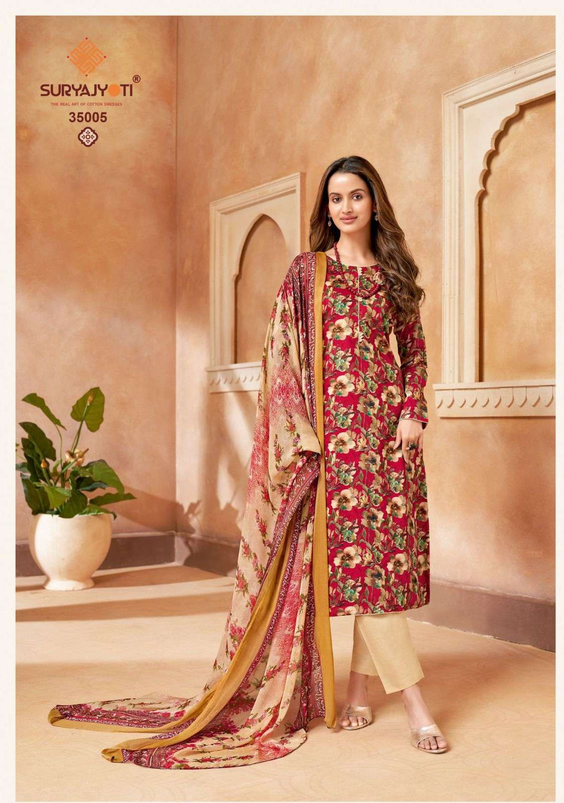 Sujyajyoti Naishaa Vol-35 – Dress Material Wholesale catalog
