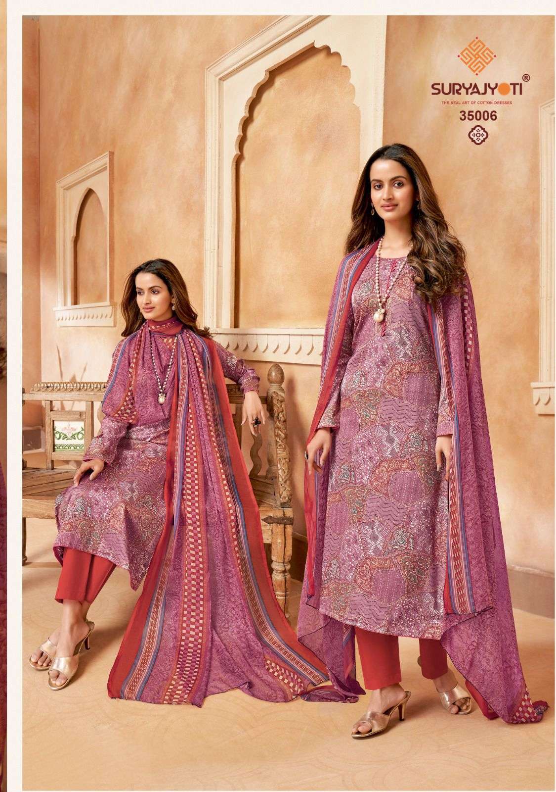 Sujyajyoti Naishaa Vol-35 – Dress Material Wholesale catalog