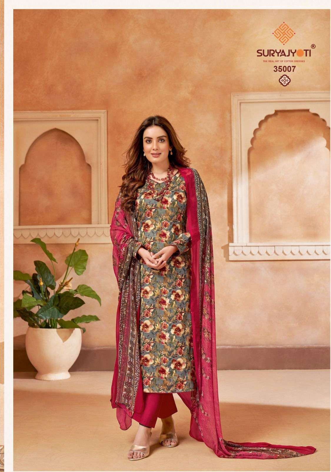 Sujyajyoti Naishaa Vol-35 – Dress Material Wholesale catalog