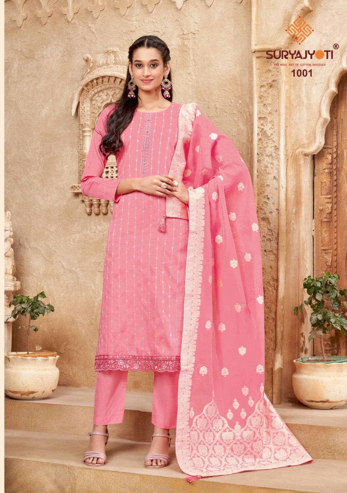  SURYAJYOTI KHANAK ADVANCE VOL-1 DRESS MATERIALS WHOLESALE PRICE