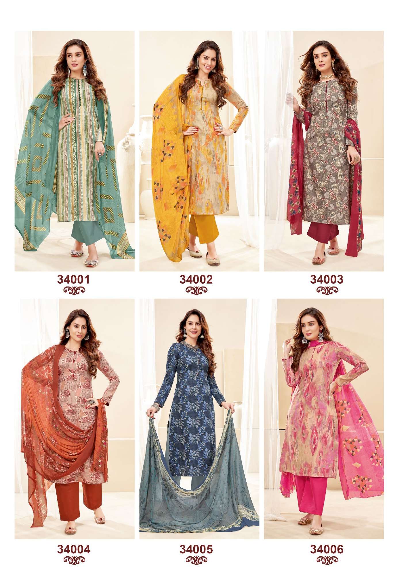 Suryajyoti Naishaa Vol-34 Wholesale catalog