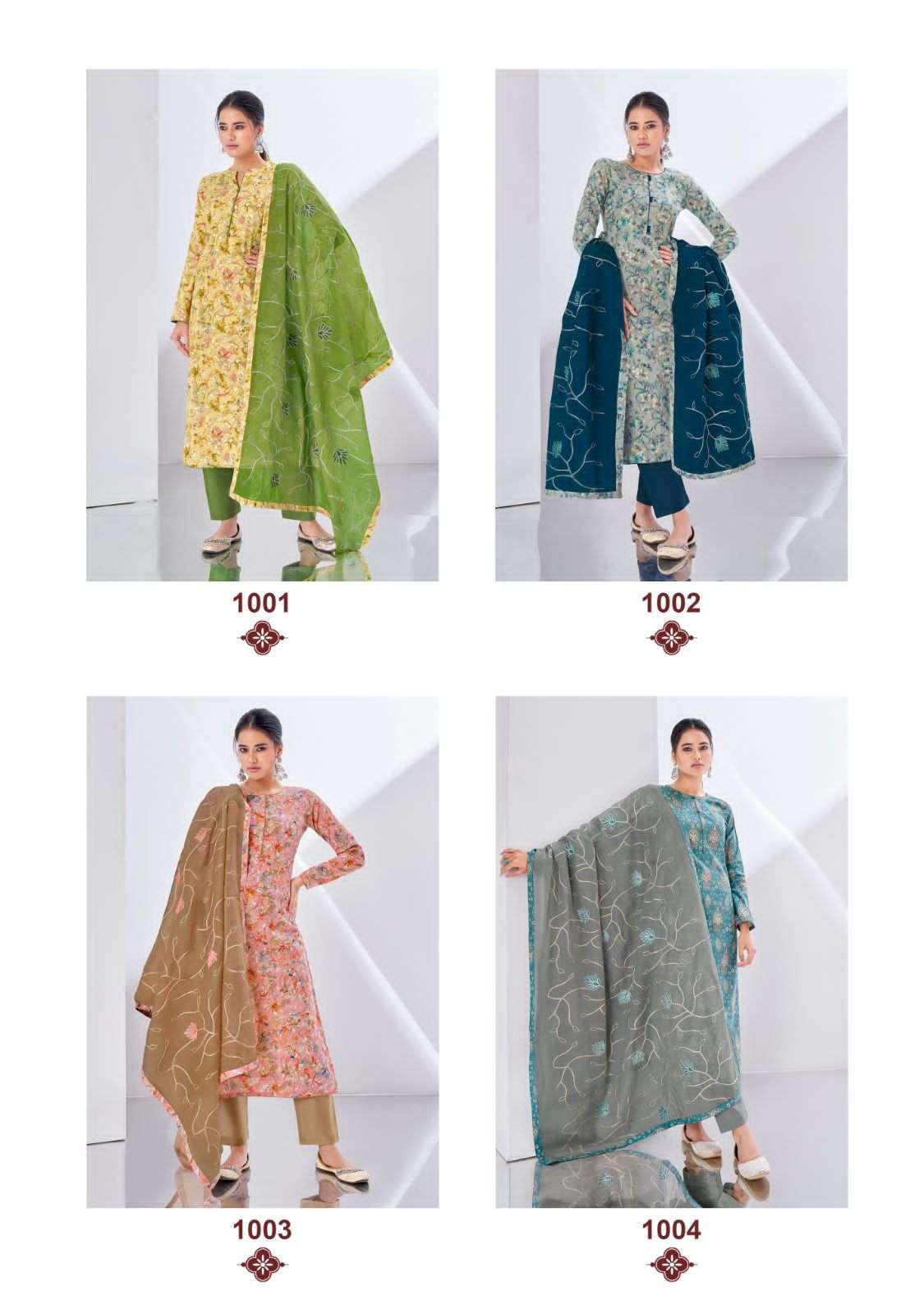 SURYAJYOTI NISHA VOL-1 DRESS MATERIALS