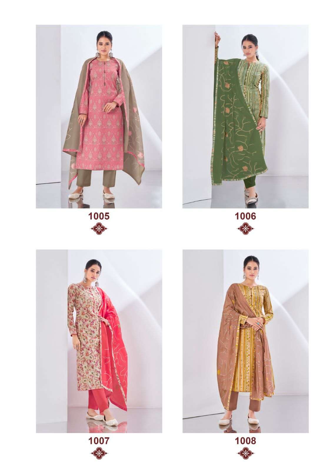 SURYAJYOTI NISHA VOL-1 DRESS MATERIALS