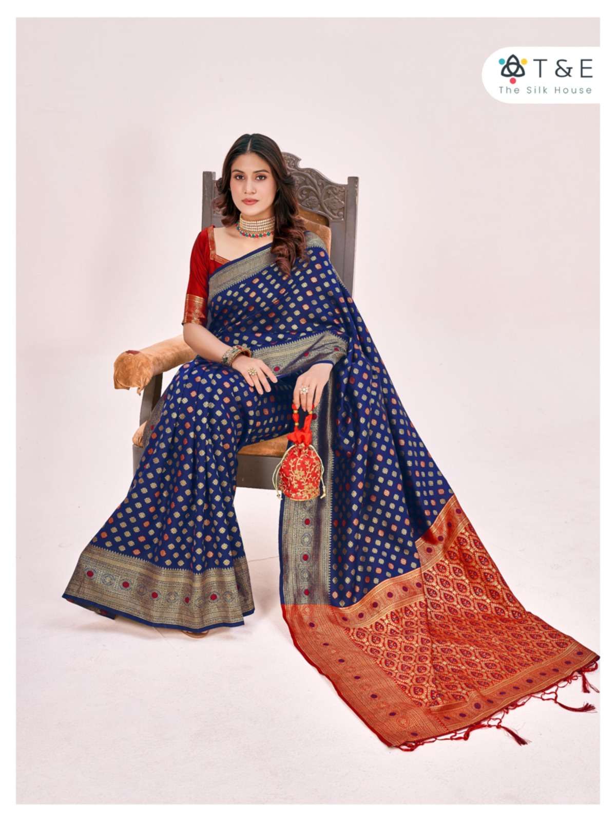 T And E Aagman Designer Silk Saree Wholesale catalog