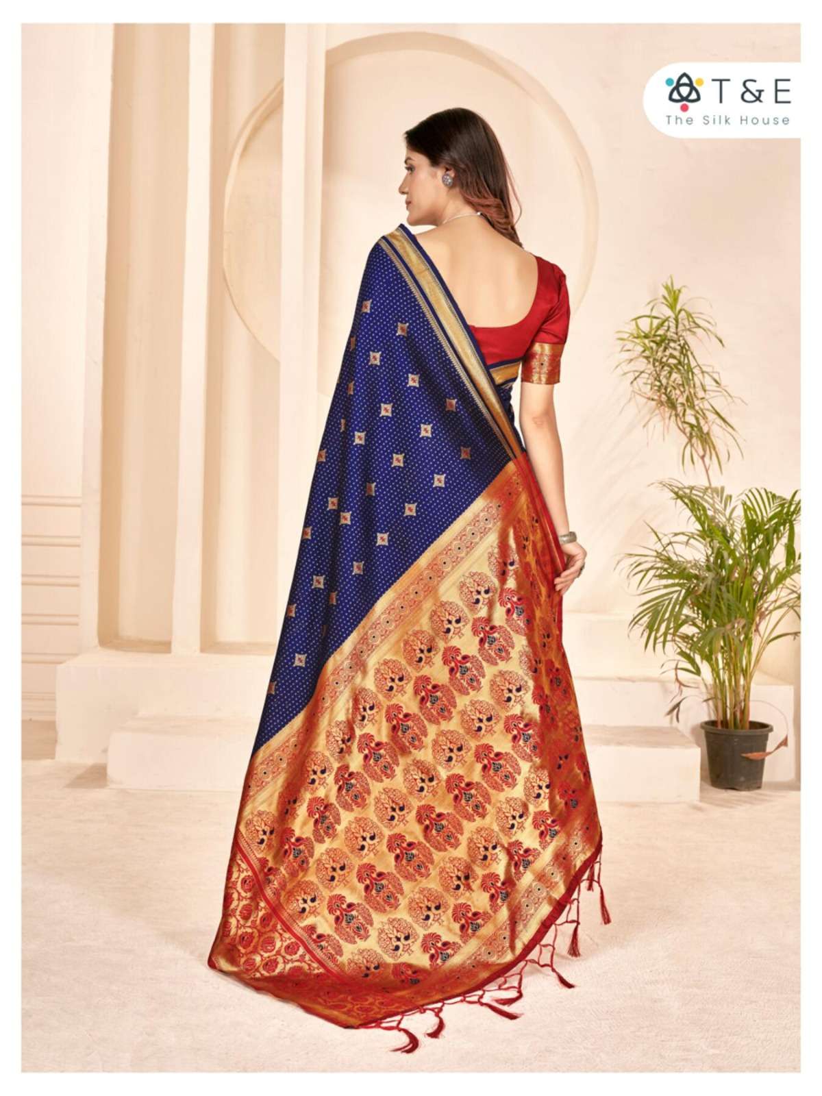 T And E Aaradhya Silk Designer Saree Wholesale catalog
